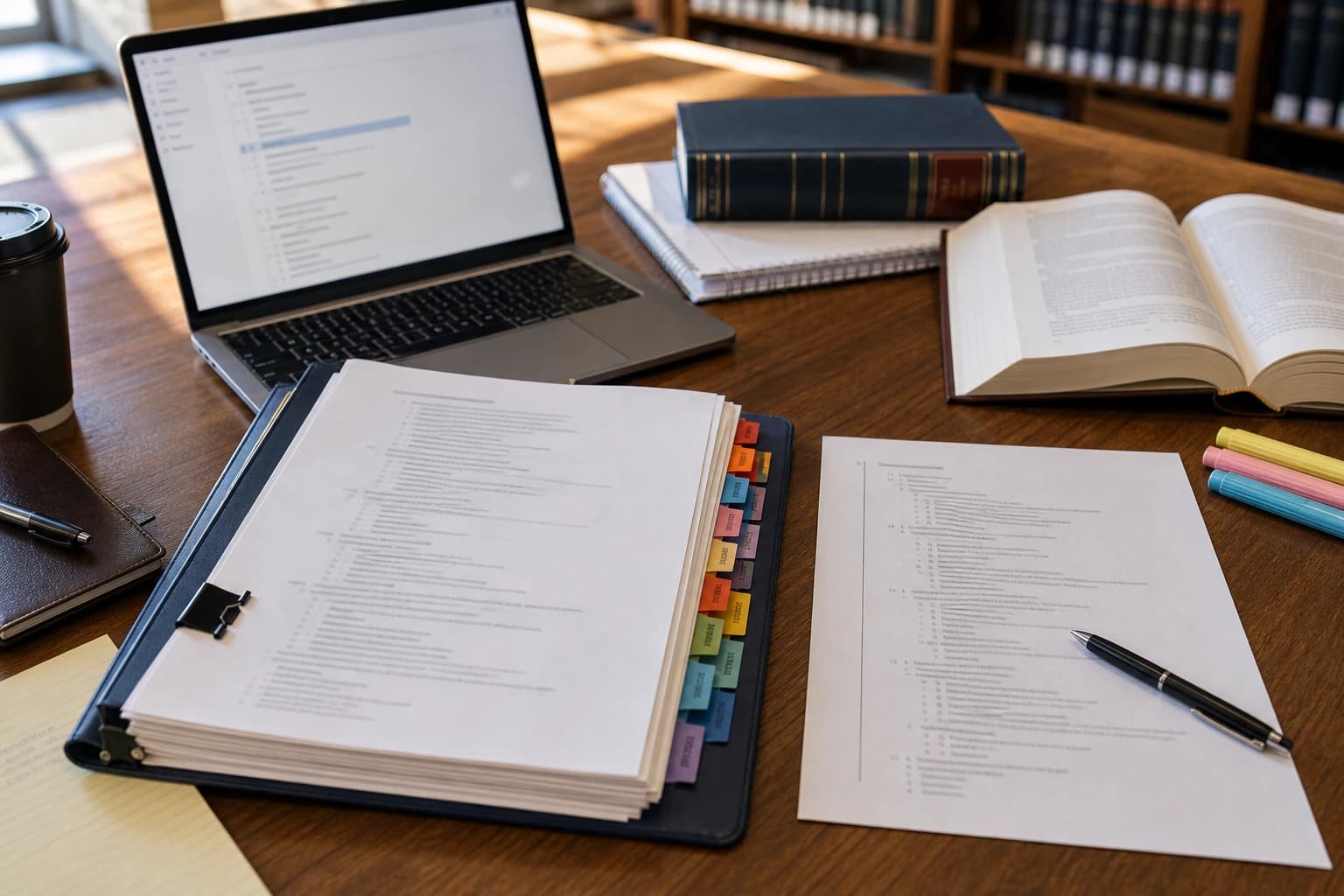 How to Outline a Law School Class Without Wasting the Semester